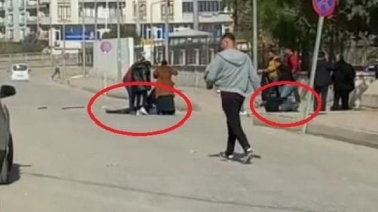 Mardin’de 3 aile adliye önünde adeta savaş çıkardı! O anlar kameraya böyle yansıdı!  Taş, sopa, silahlar..