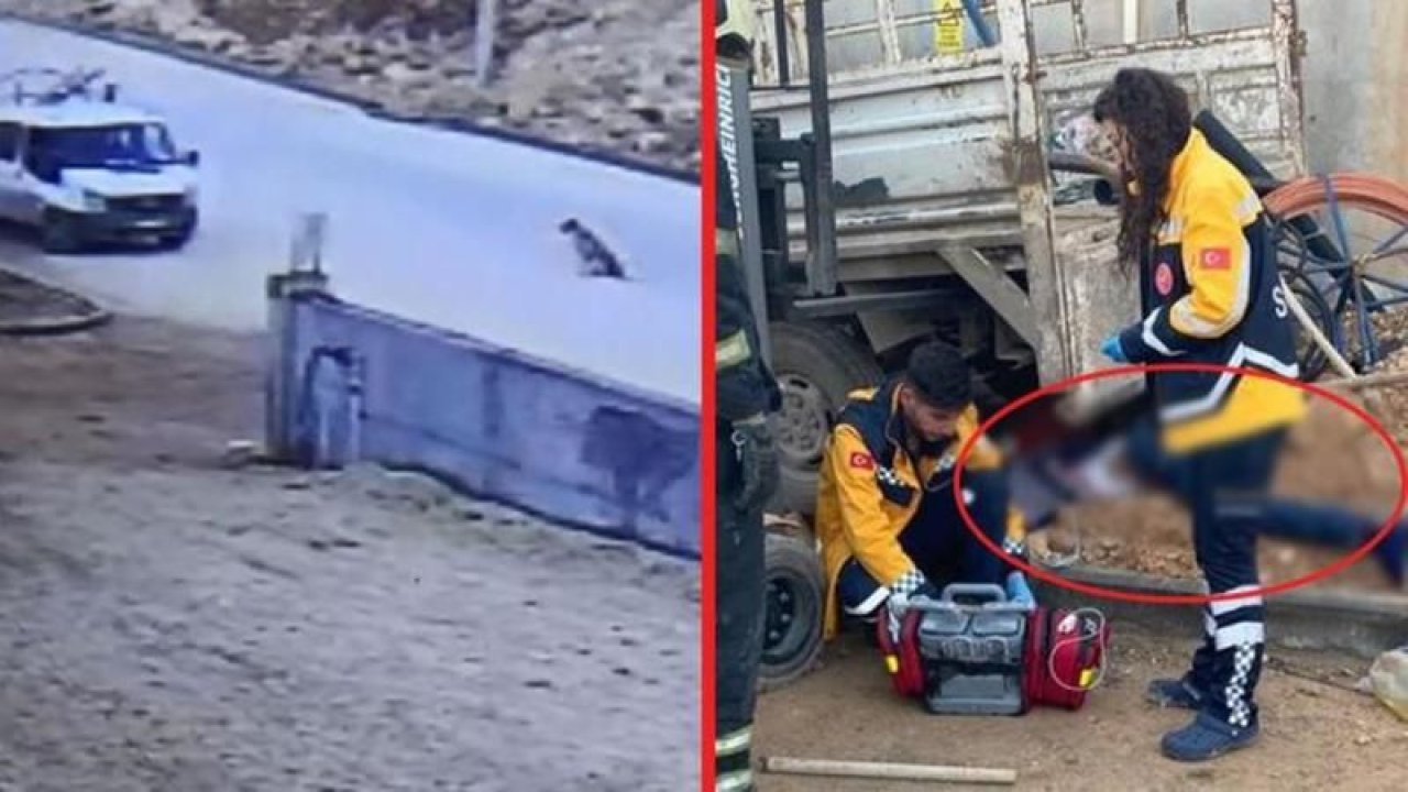 Gaziantep’te köpeğe çarpmamak için manevra yapan araç belediye ekiplerini ezdi! Dehşet anları kamerada!