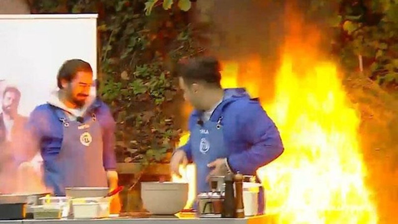 MasterChef Türkiye’de yangın! Yarışmacılar alev içinde kaldı