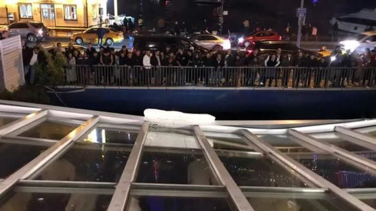 İstanbul Beşiktaş’ta korkunç olay! Restoranın iskelesi çöktü! Çok sayıda kişi denize düştü