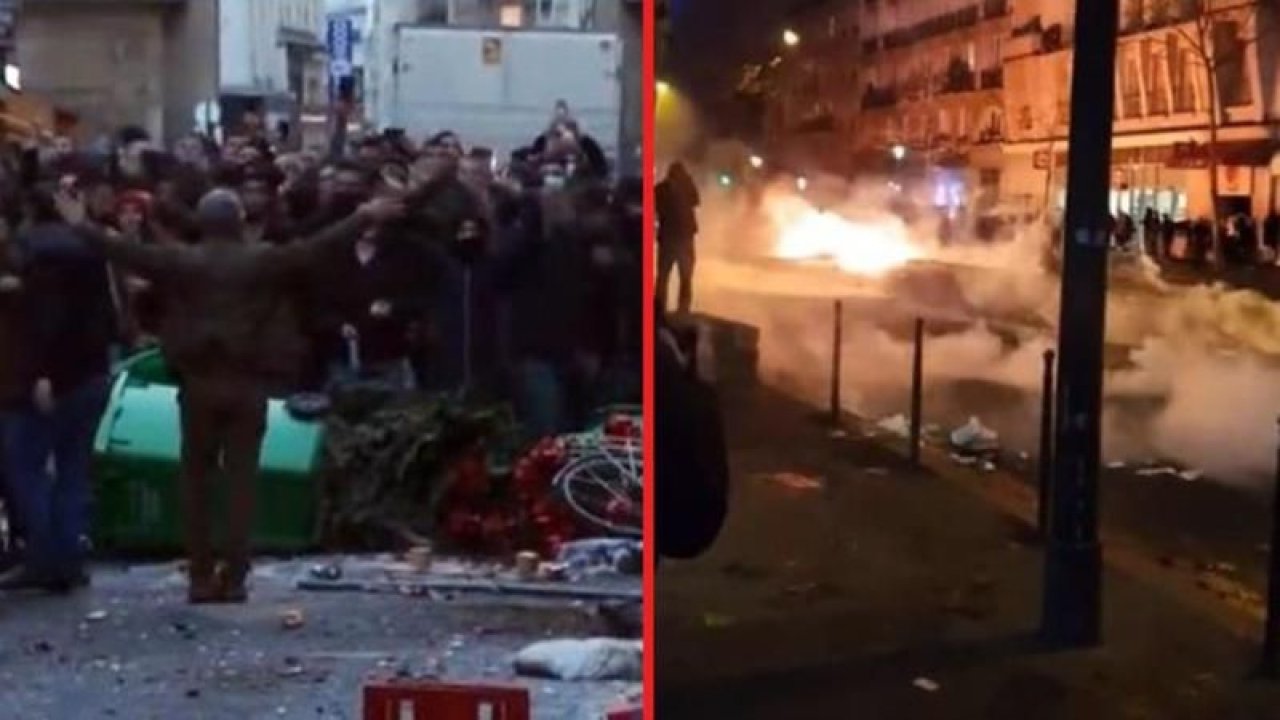 Paris’te sıcak dakikalar! Bir kişi silahla ortalığı kana buladı! PKK yanlıları da eyleme karıştı!