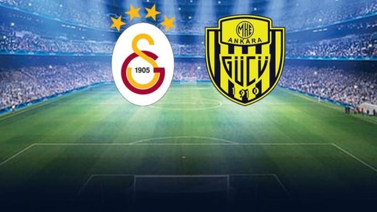 Galatasaray-MKE Ankaragücü maçı başladı! İşte ilk 11’ler!
