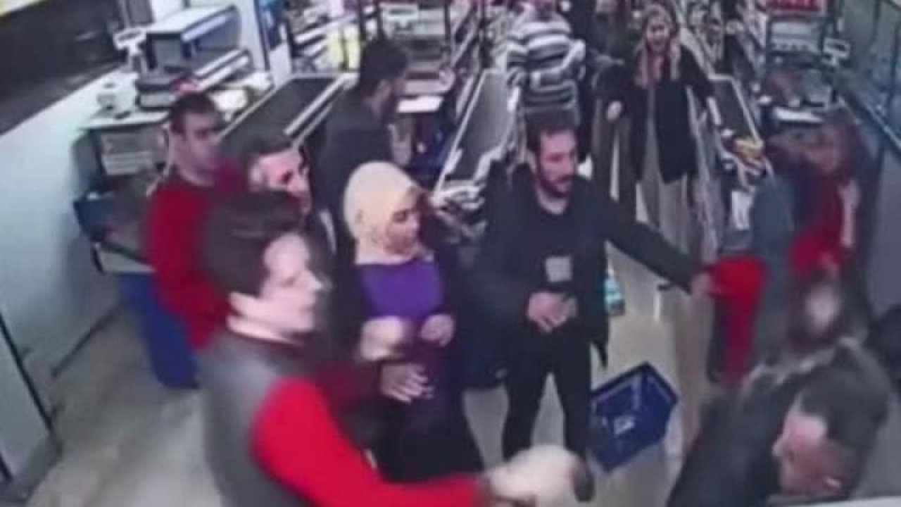 BİM’deki kavganın yeni görüntüleri ortaya çıktı! İşte o anlar…