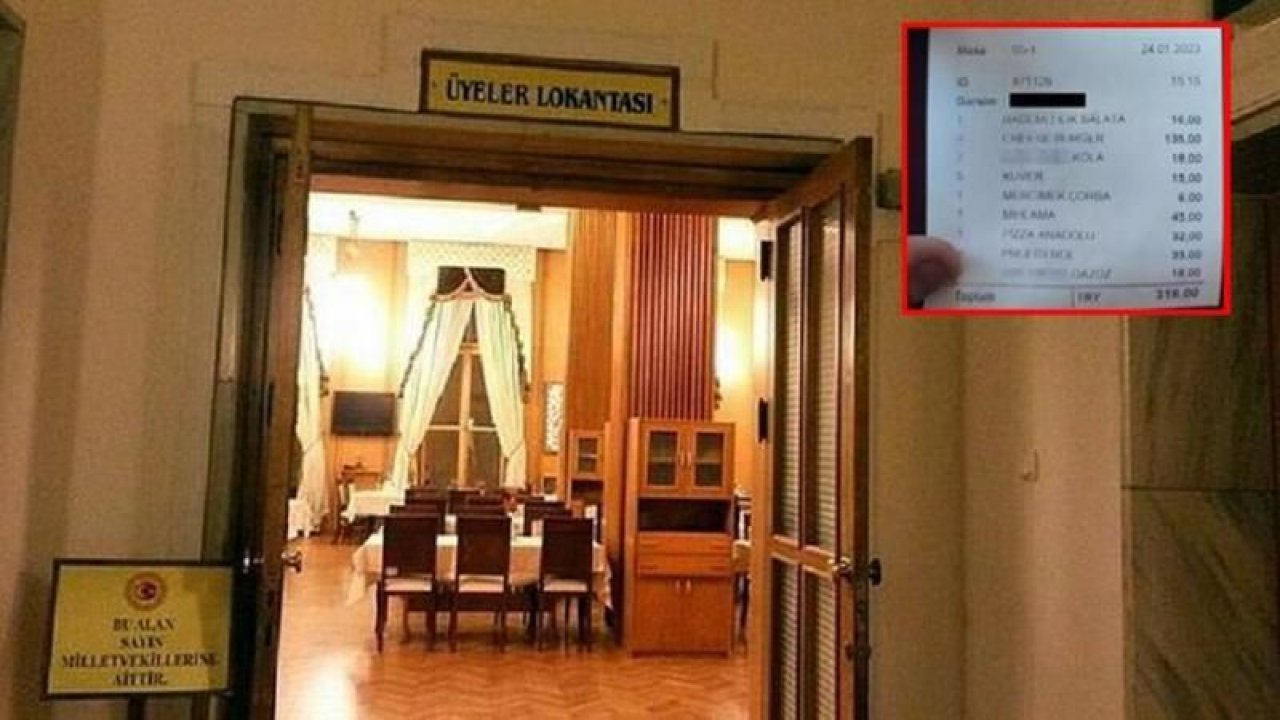 Meclis lokantasından gelen son adisyon tartışma yaratacak! Bu kadar uçurum farkı görülmemişti!