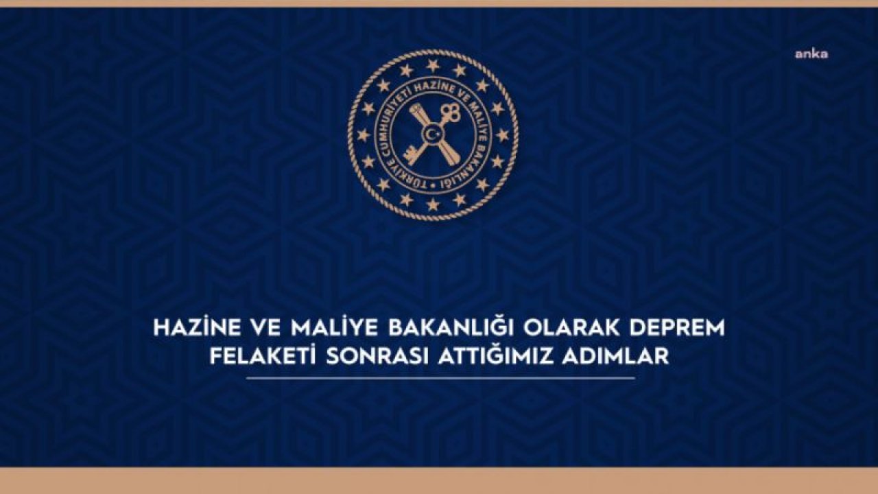 HAZİNE VE MALİYE BAKANLIĞI: KURUMLARIMIZIN KULLANIMINA 100 MİLYAR TL’LİK KAYNAK AYRILDI… KREDİ GARANTİ FONU PAKETİNİ 100 MİLYAR TL ARTIŞLA 350 MİLYAR TL’YE ÇIKARILDI”