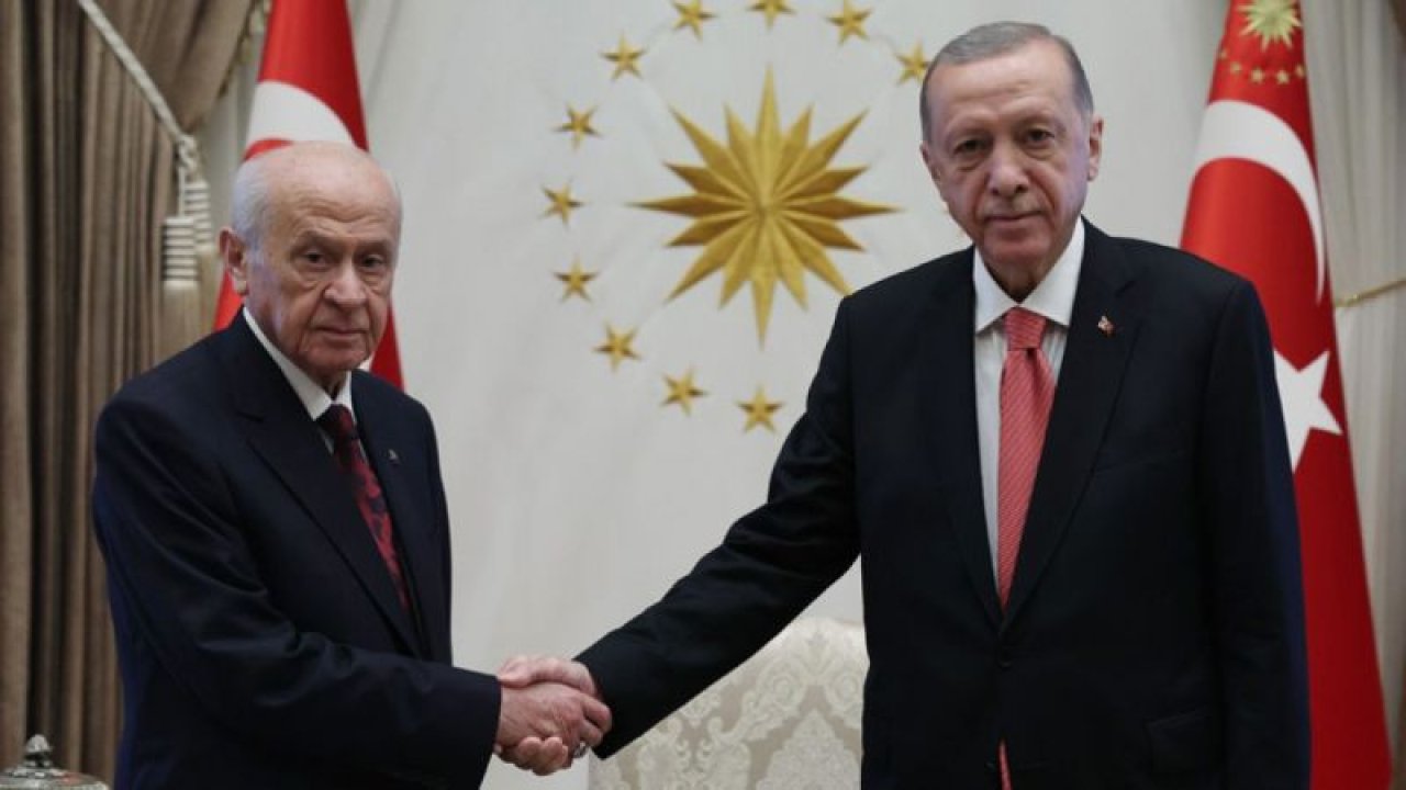 ERDOĞAN, BAHÇELİ İLE GÖRÜŞTÜ