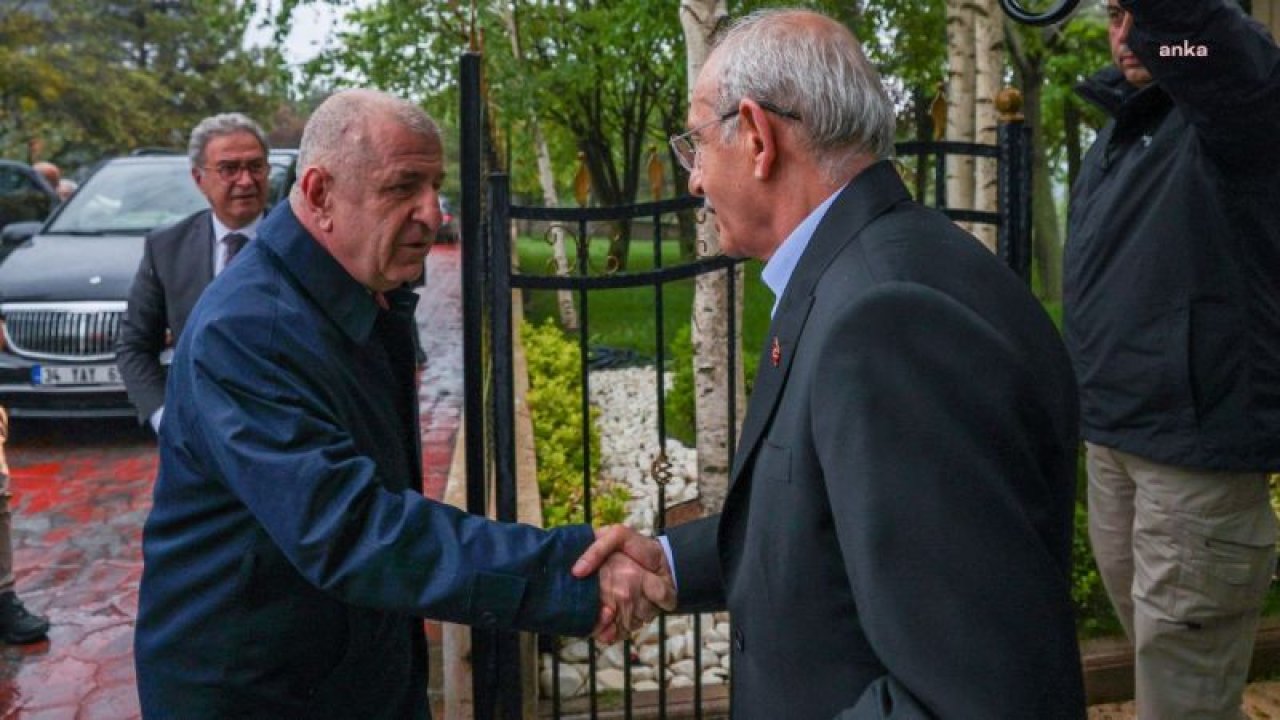 MİLLET İTTİFAKI CUMHURBAŞKANI ADAYI KEMAL KILIÇDAROĞLU, ZAFER PARTİSİ GENEL BAŞKANI ÜMİT ÖZDAĞ İLE BİR ARAYA GELDİ