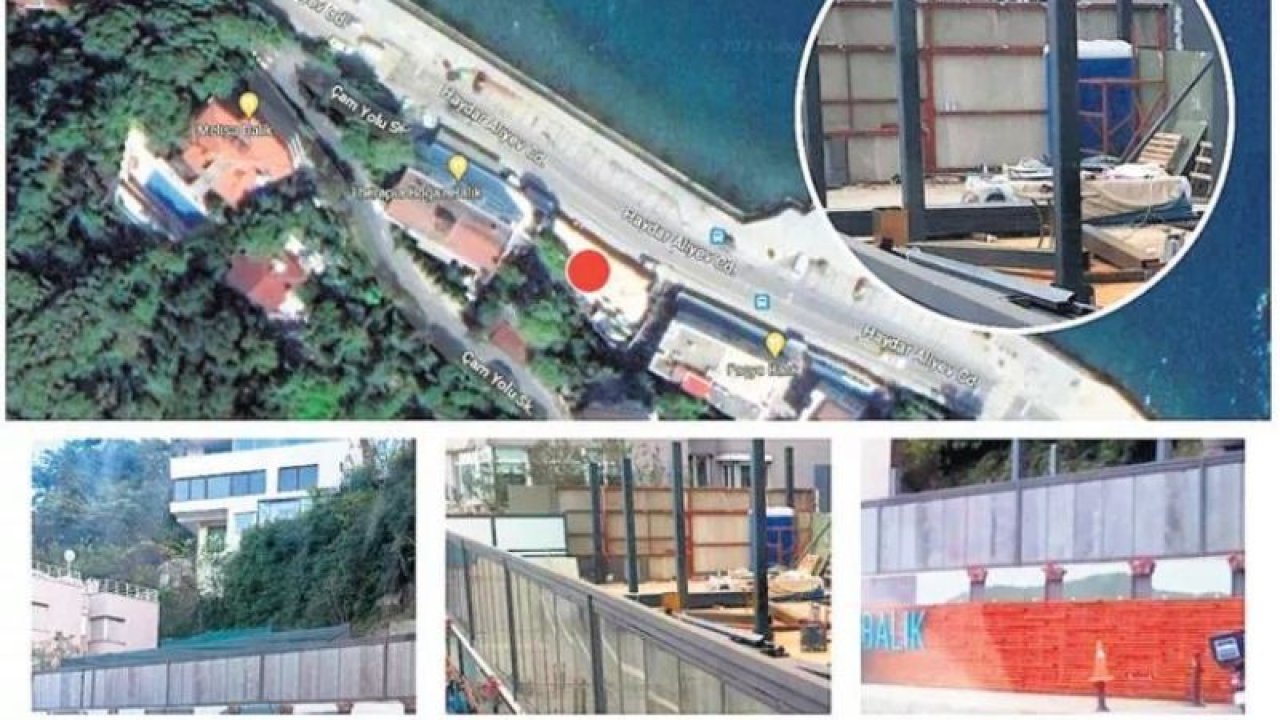 Seçim arası üçüncü köprü manzaralı kaçak yapı