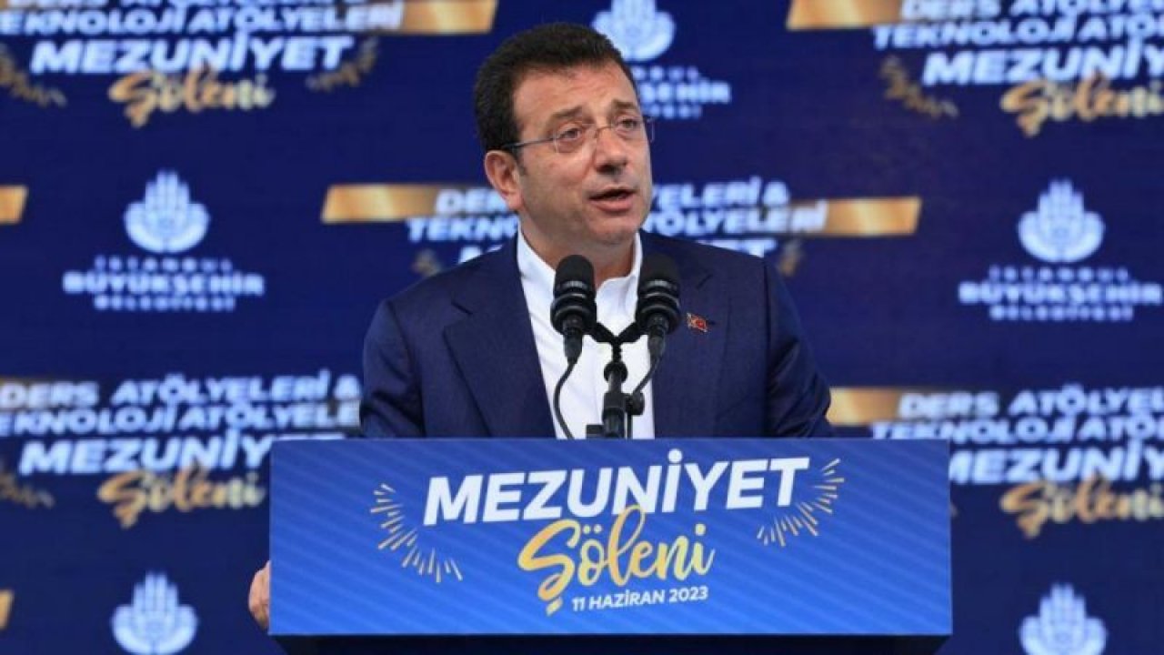 İMAMOĞLU: “CUMHURİYET’İN DEĞERLERİNİ SEKTEYE  UĞRATTIĞINIZDA MEMLEKETİN GELECEĞİ KARANLIKTA KALIR”