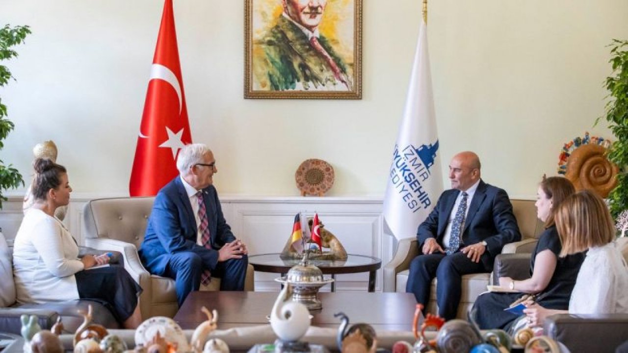 SOYER, ALMANYA’NIN İZMİR BAŞKONSOLOSU DETLEV WOLTER’İ AĞIRLADI