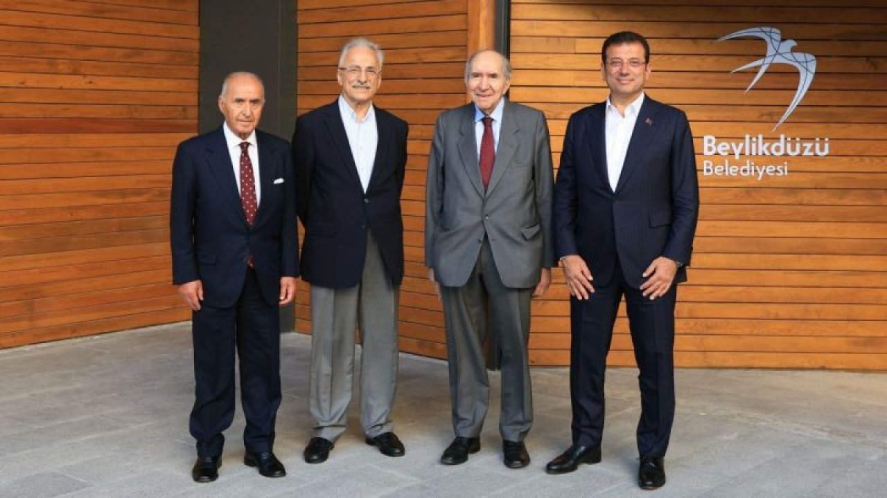 İBB BAŞKANI İMAMOĞLU, ALTAN ÖYMEN, HİKMET ÇETİN VE MURAT KARAYALÇIN İLE BİR ARAYA GELDİ