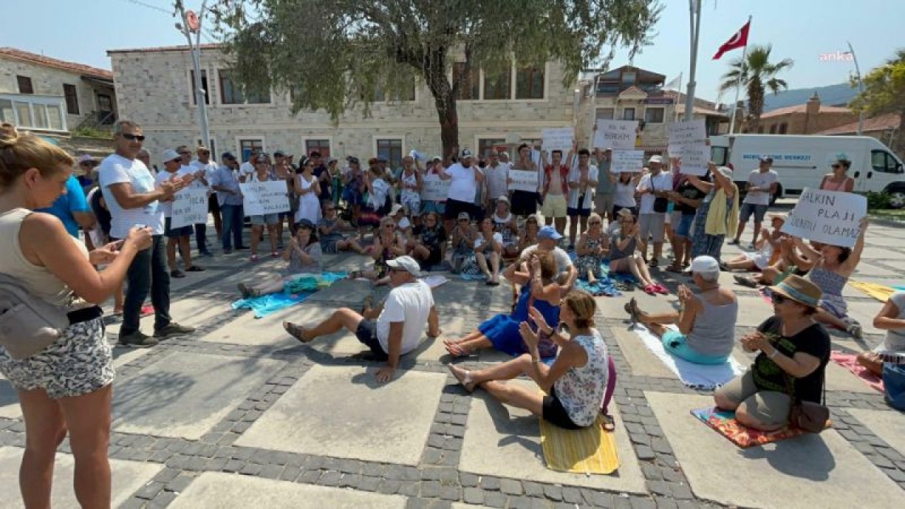 İZMİR’DEKİ “HAVLU HAREKETİ”, ÇEŞME’NİN ARDINDAN FOÇA’DA: “SAHİLLER HALKA KAPATILAMAZ”