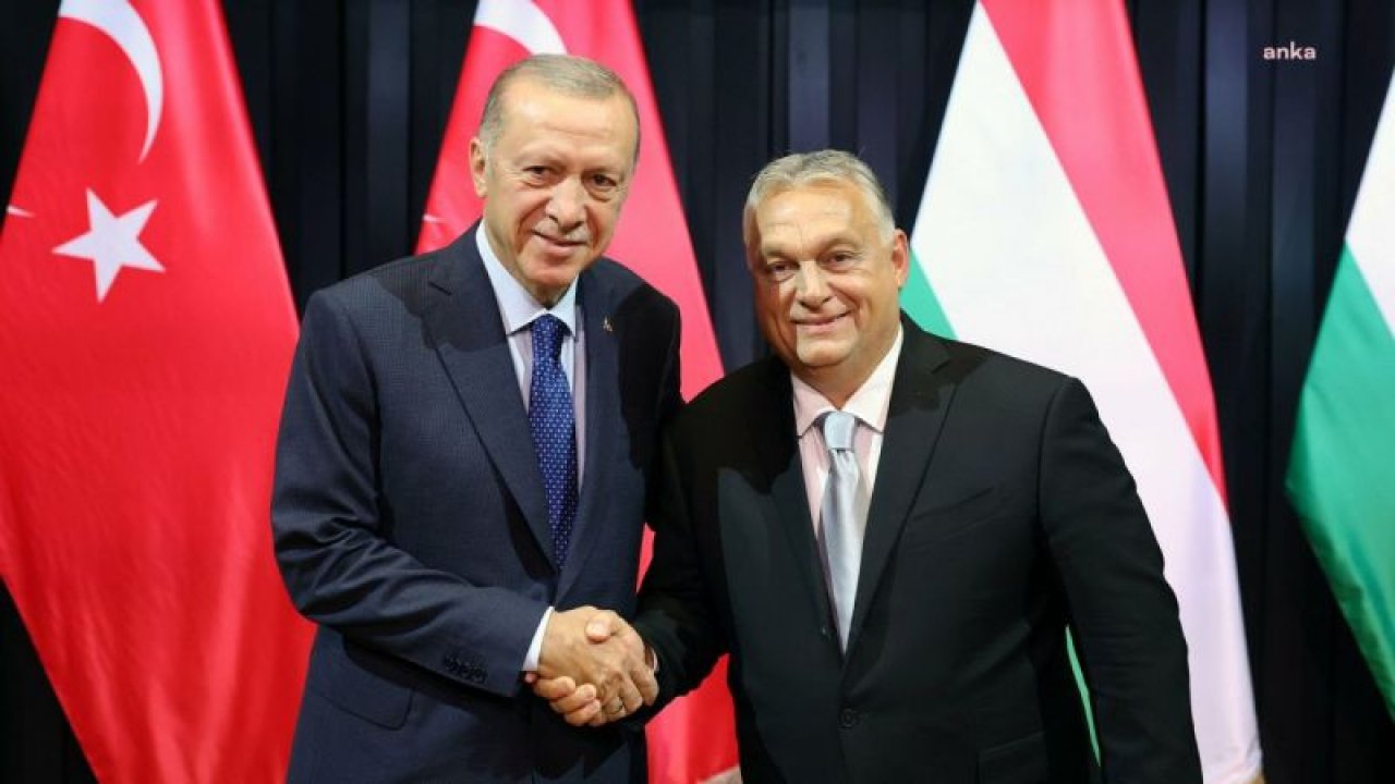 CUMHURBAŞKANI ERDOĞAN, BUDAPEŞTE’DE MACARİSTAN BAŞBAKANI ORBAN İLE GÖRÜŞTÜ