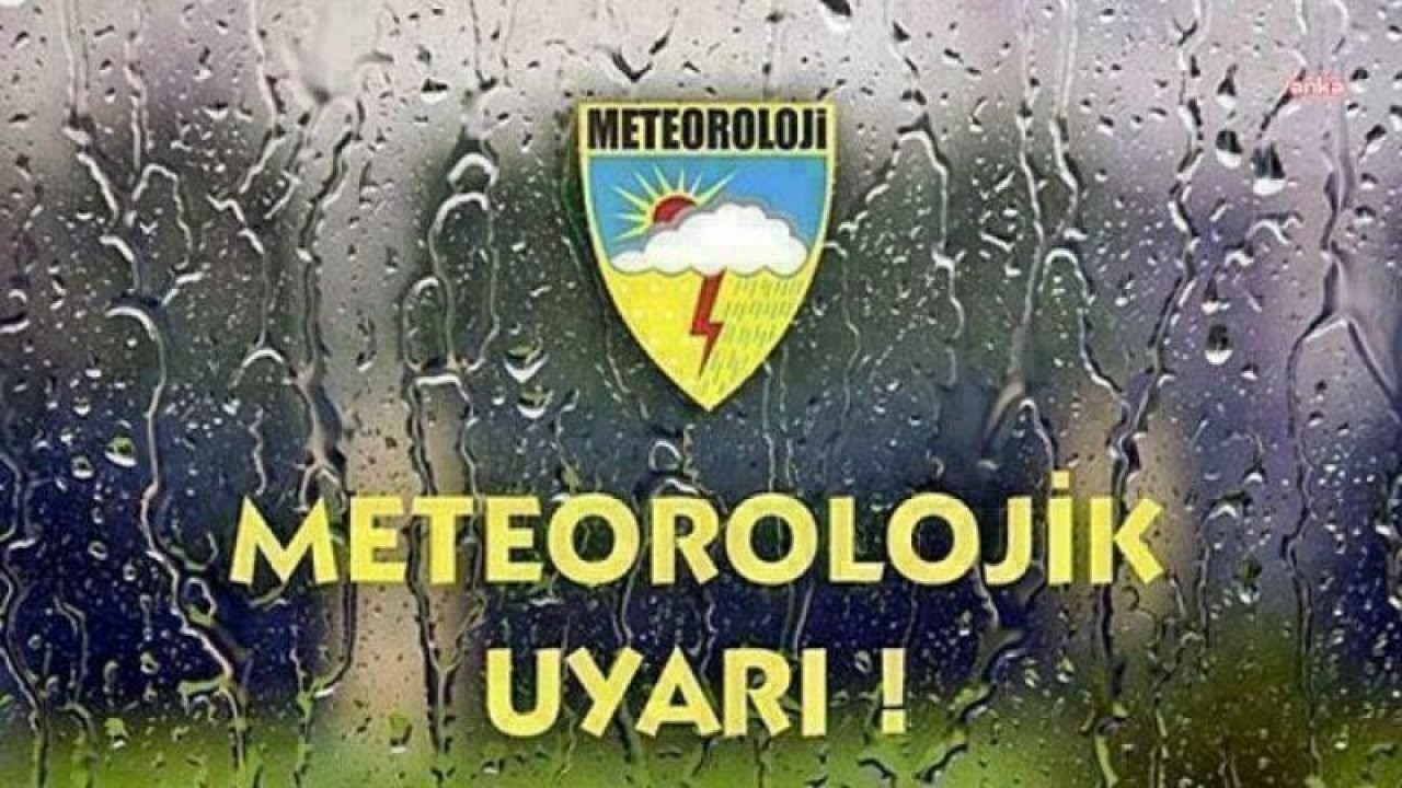 METEOROLOJİ UYARDI: “DOĞU AKDENİZ İLE İÇ ANADOLU’NUN DOĞUSUNDA YEREL KUVVETLİ YAĞIŞ BEKLENİYOR”
