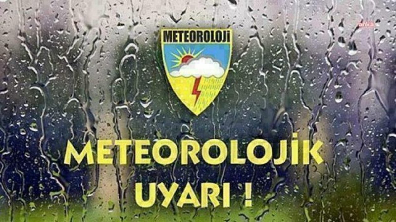 METEOROLOJİ’DEN İZMİR İÇİN TURUNCU KODLU UYARI