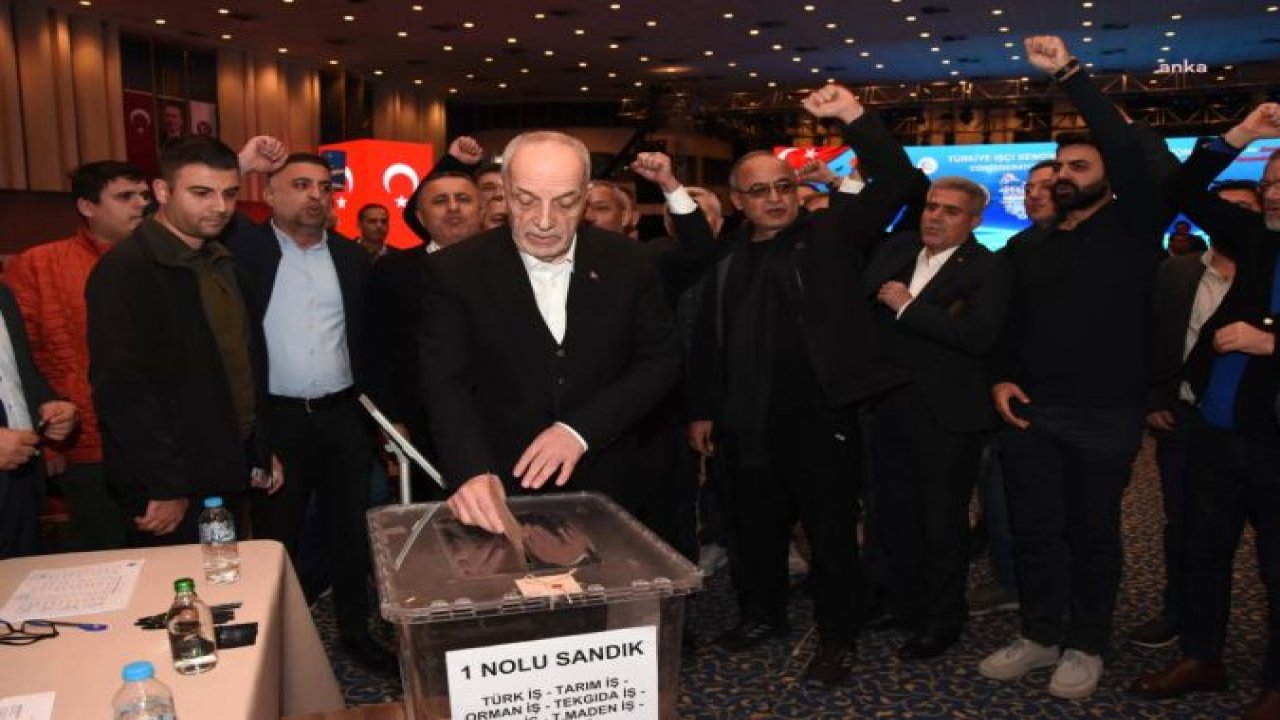 ERGÜN ATALAY, YENİDEN TÜRK-İŞ GENEL BAŞKANLIĞI’NA SEÇİLDİ