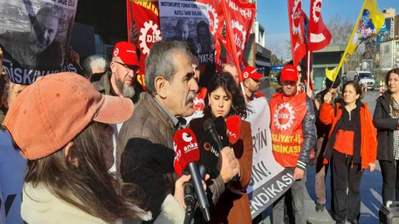 NAKLİYAT-İŞ’TEN SOMALİ FAHRİ KONSOLOSLUĞU ÖNÜNDE AÇIKLAMA: “YUNUS EMRE GÖÇER’İN KATİLİNİN PEŞİNİ BIRAKMAYACAĞIZ”