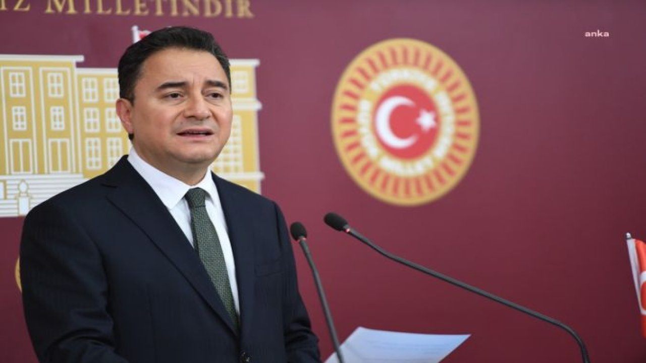 ALİ BABACAN: “HER YERE ŞİDDETİN SIZDIĞI BİR DÖNEMDEN GEÇİYORUZ, ‘ÖFKE BİR HİTABET SANATIDIR’ DİYEN BİR CUMHURBAŞKANI VAR BU ÜLKEDE”