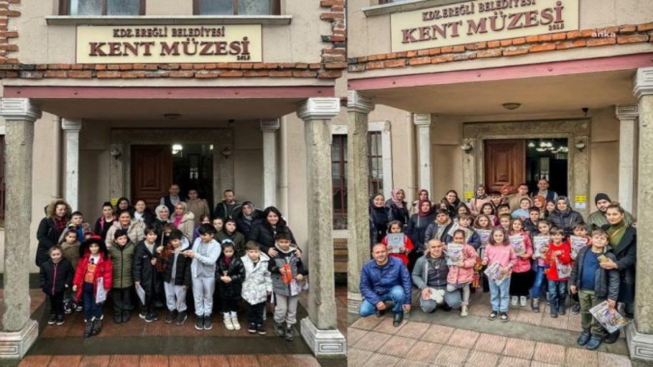 KDZ.EREĞLİ’DE ÇOCUKLAR, KENT MÜZESİ’NDE HACİVAT VE KARAGÖZ İLE BULUŞTU
