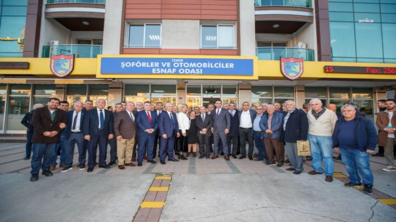 TUNÇ SOYER’DEN ŞOFÖRLER VE OTOMOBİLCİLER ESNAF ODASI’NA ZİYARET