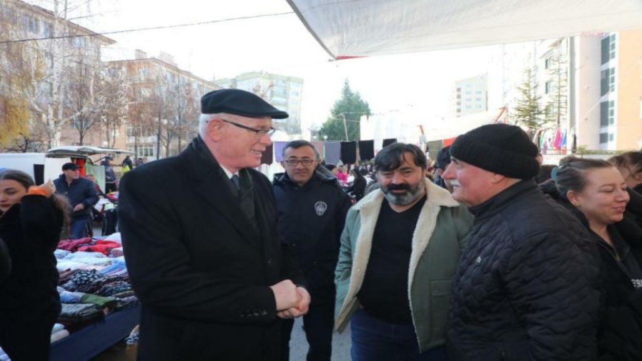 BAŞKAN KURT’TAN ÇARŞAMBA PAZARINA ZİYARET