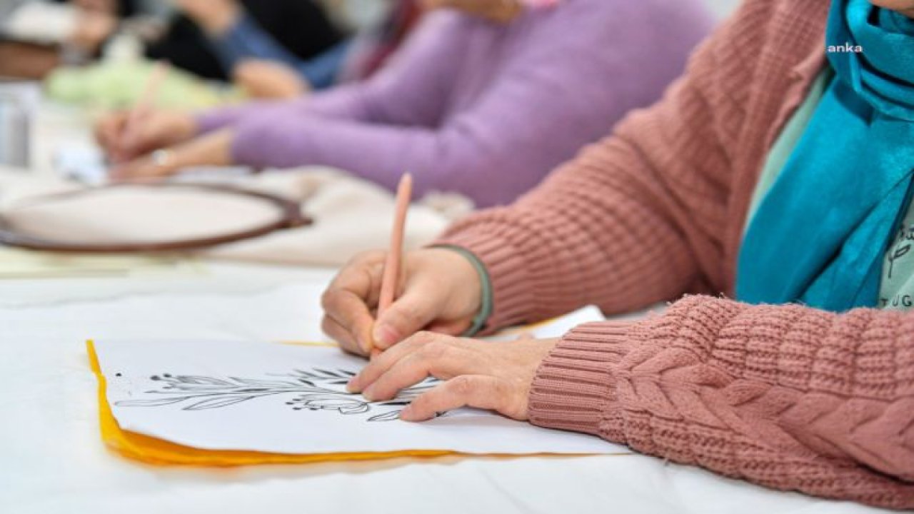 ESENYURTLU KADINLAR, BELEDİYE’NİN AÇTIĞI KURSLARDA MESLEK ÖĞRENİYOR