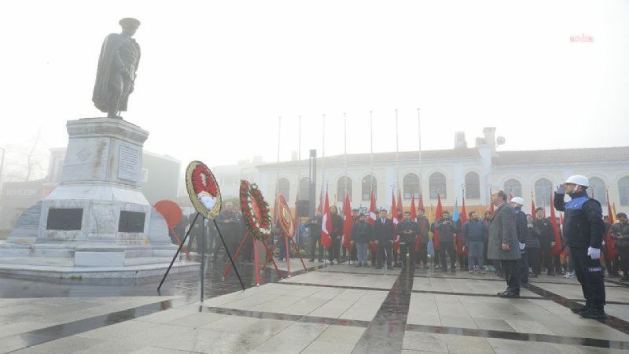 ATATÜRK’ÜN EDİRNE’YE GELİŞİNİN 93. YILI TÖRENLERLE KUTLANDI