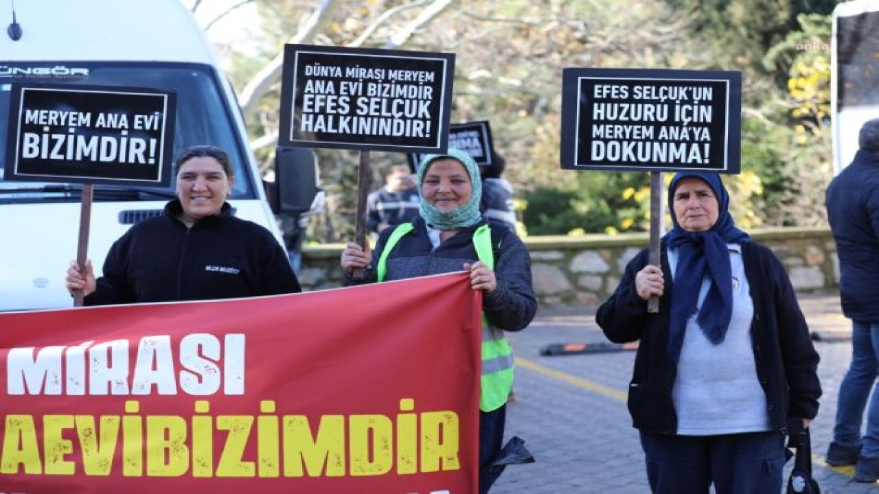 EFES SELÇUKLU İŞÇİLER: “GELECEĞİMİZ İÇİN BURADAYIZ, HAKLARIMIZDAN VAZGEÇMİYORUZ”
