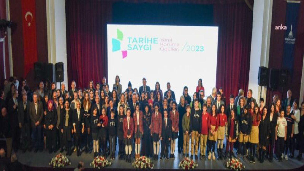 İZMİR BÜYÜKŞEHİR BELEDİYESİ’NDEN TARİHE SAYGI ÖDÜL TÖRENİ