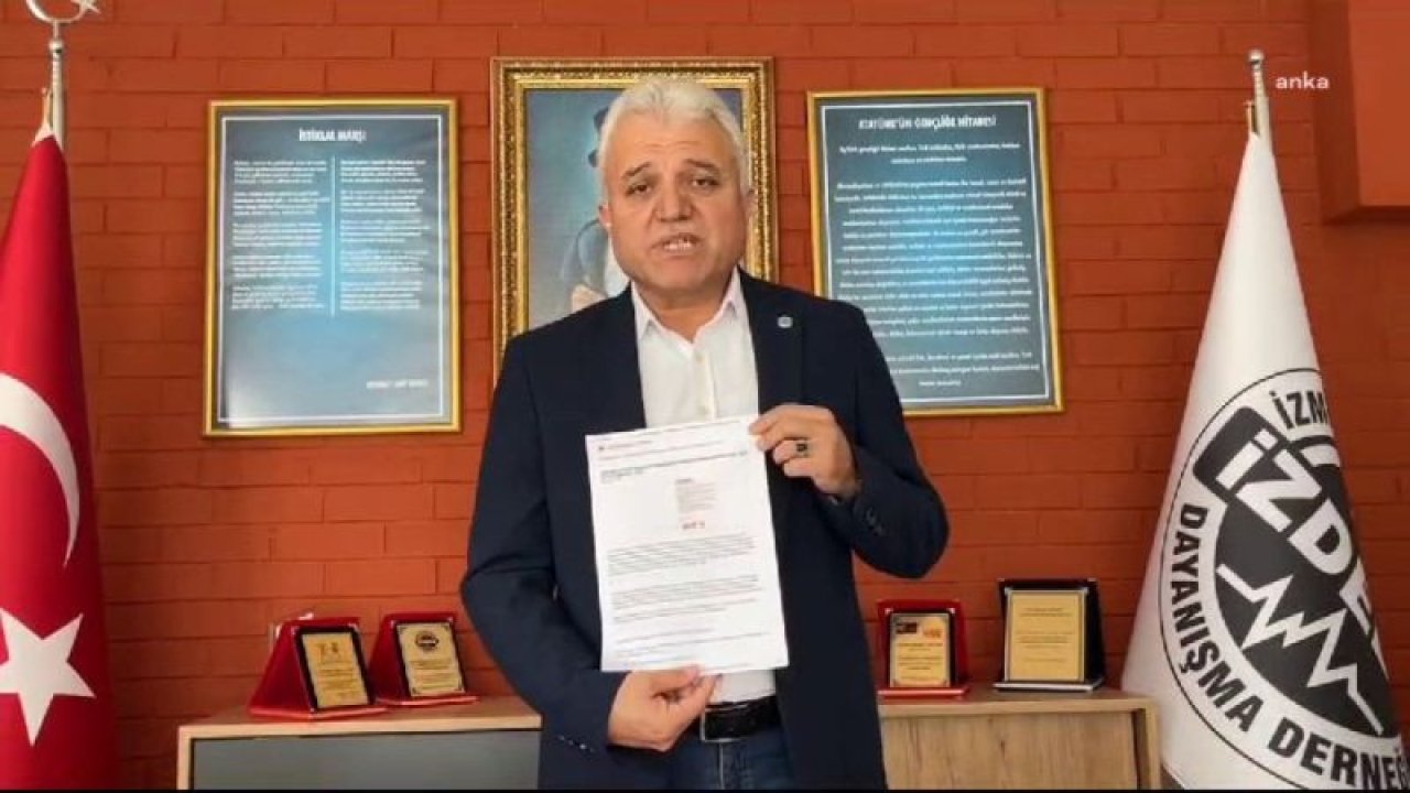 İZDEDA BAŞKANI ÖZKAN: “İZMİR DEPREMZEDESİ GÖRMEZDEN GELİNİYOR”